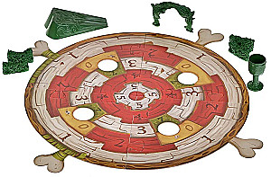 Board Game Heroes of the Dungeon in the Labyrinth of Sinister Storms
