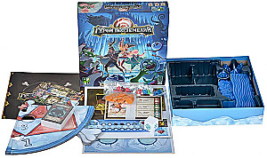 Board Game Heroes of the Dungeon in the Castle of Frightening Frosts
