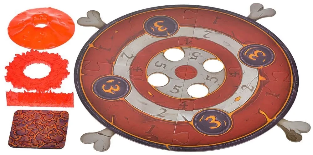 Tabletop Game Heroes of the Dungeons in the Halls of Deadly Magma