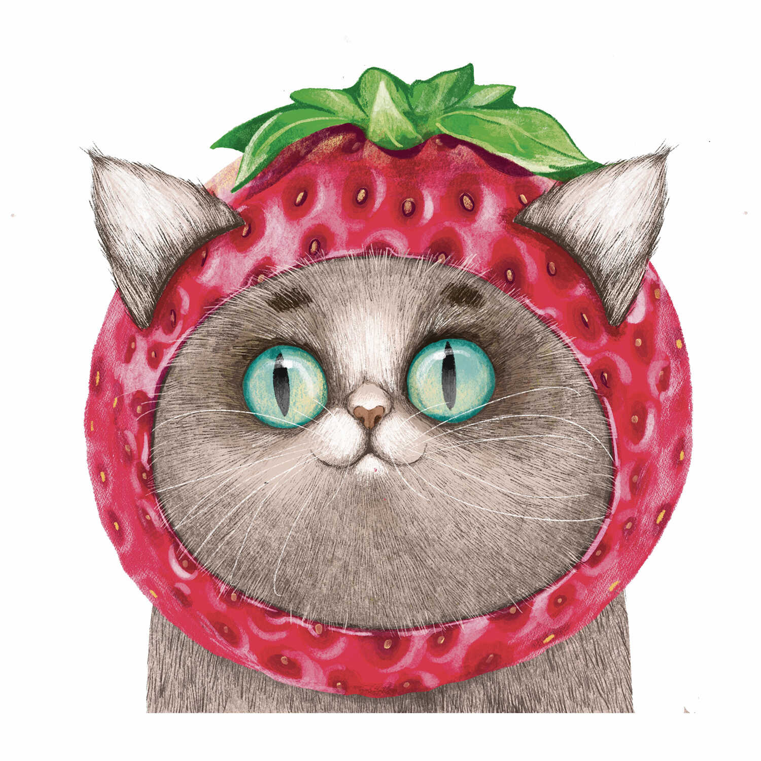Notepad Unusual Strawberry