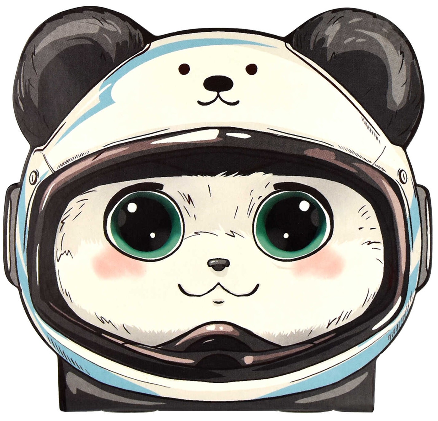 Notepad Panda-Astronaut