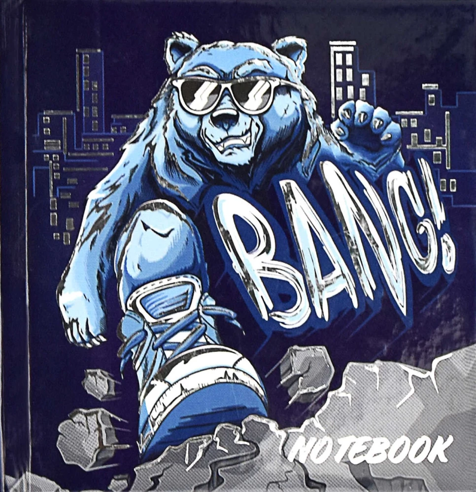 Notepad Notebook. Cool Grizzly
