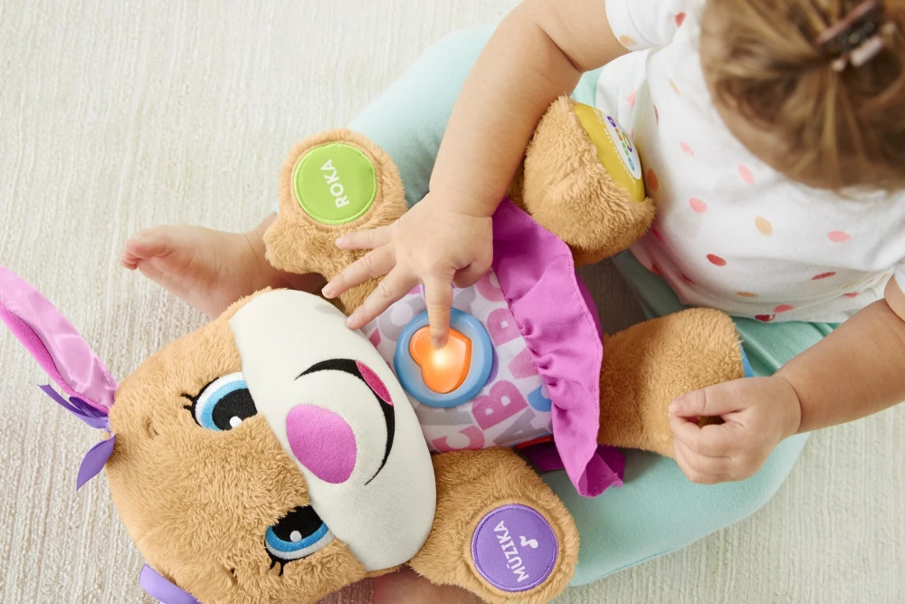 Musical Puppy is a Good Friend for Baby
