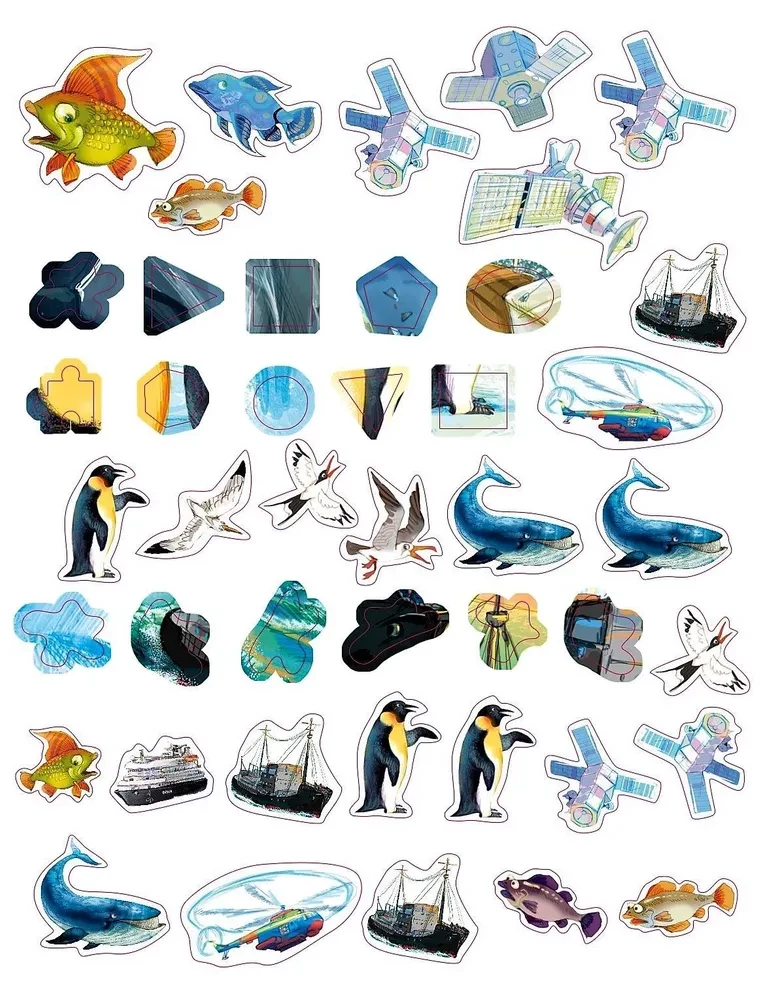 How the Iceberg Looked for a Friend. A Fairy Tale with Tasks and Stickers