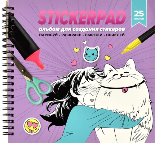 Album for Creating Manga Stickers