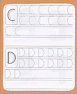 I write printed letters. English language