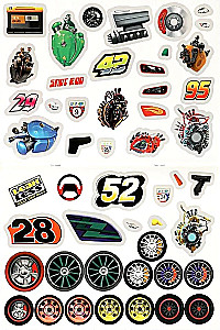 Super Cars. Tuning with Stickers