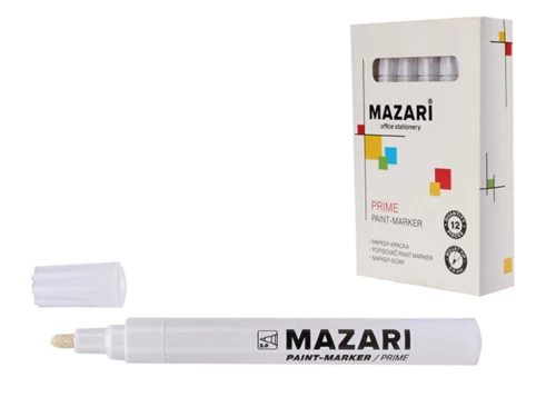 Prime Paint Marker, White, 2 mm