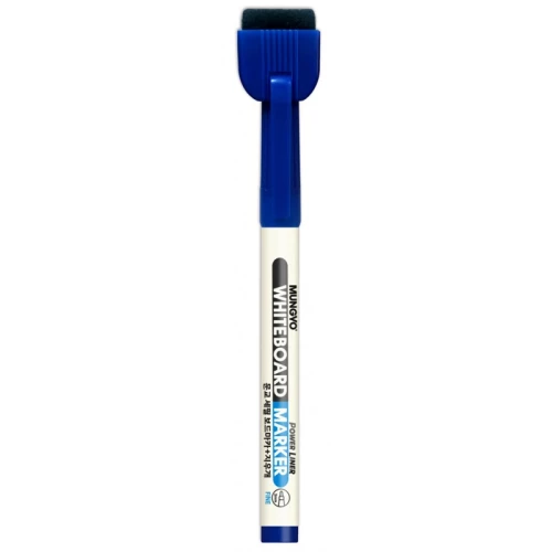 Mini marker for boards MUNGYO with cleaner (blue)