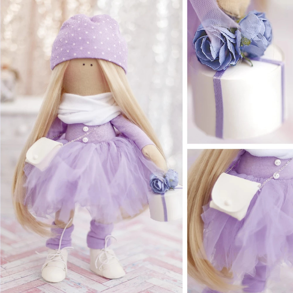 Sewing Kit. Interior Doll DIY Lizzy, 30 cm