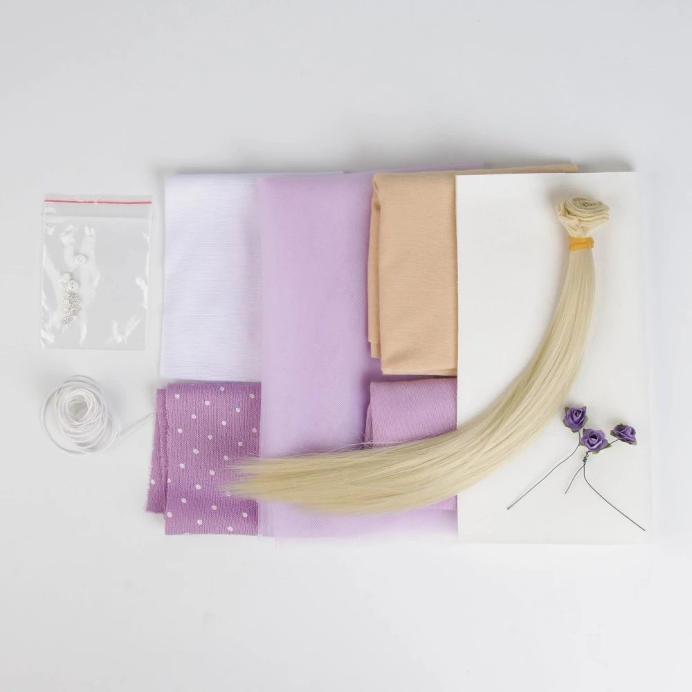 Sewing Kit. Interior Doll DIY Lizzy, 30 cm