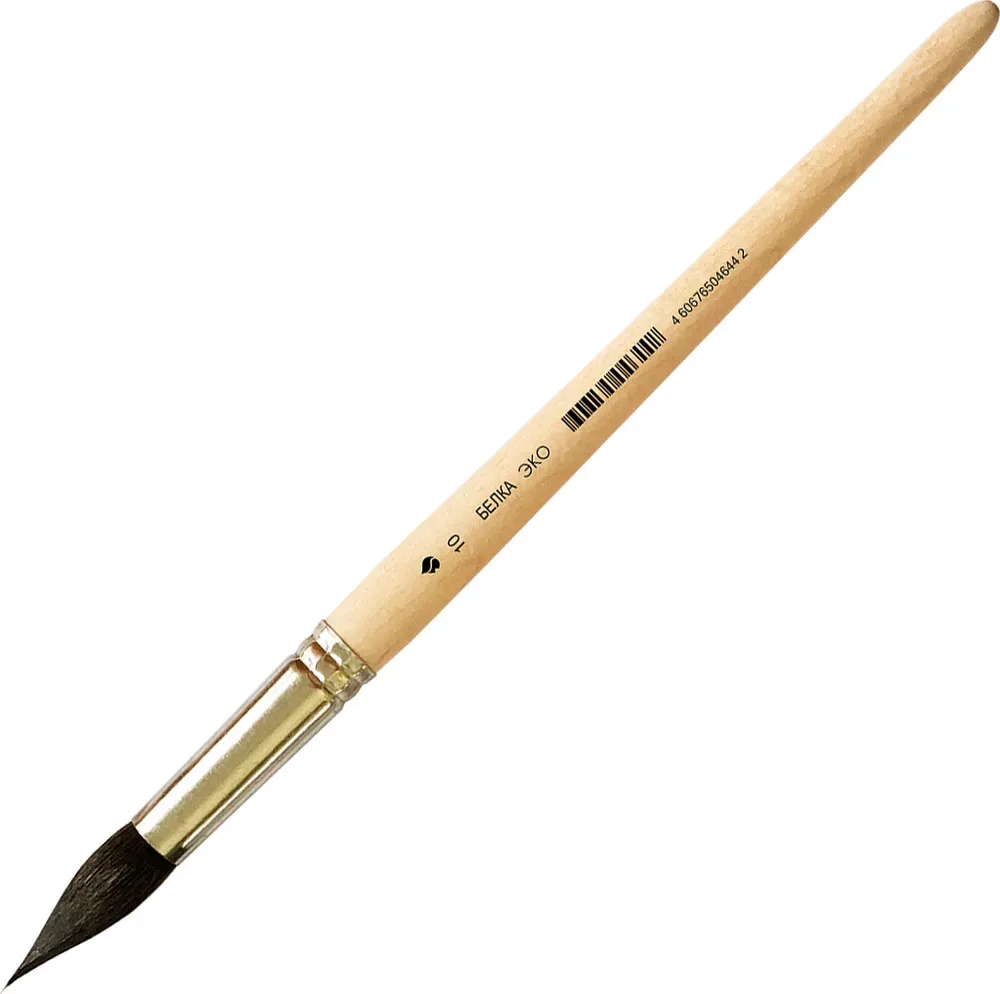 Pędzel do malowania i malarstwa, syntetyka (wiewiórka eko) 10