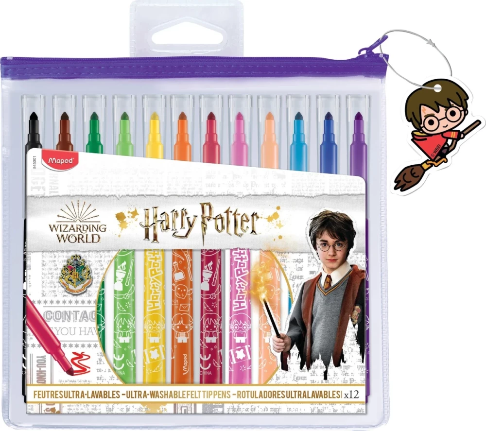 Harry Potter Marker Set, 12 pieces