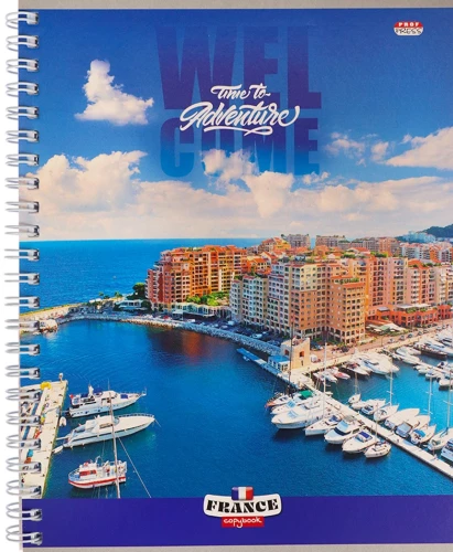 Checked Notebook City on the Shore-3