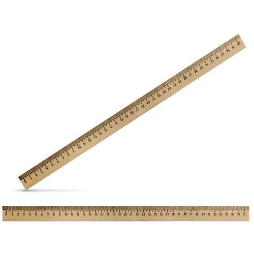 Ruler 40 cm, wood