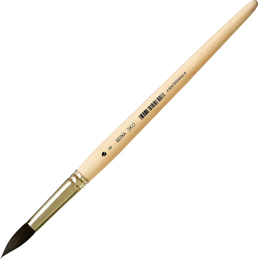 Pędzel do malowania i malarstwa, syntetyczny (ekologiczna wiewiórka) 8