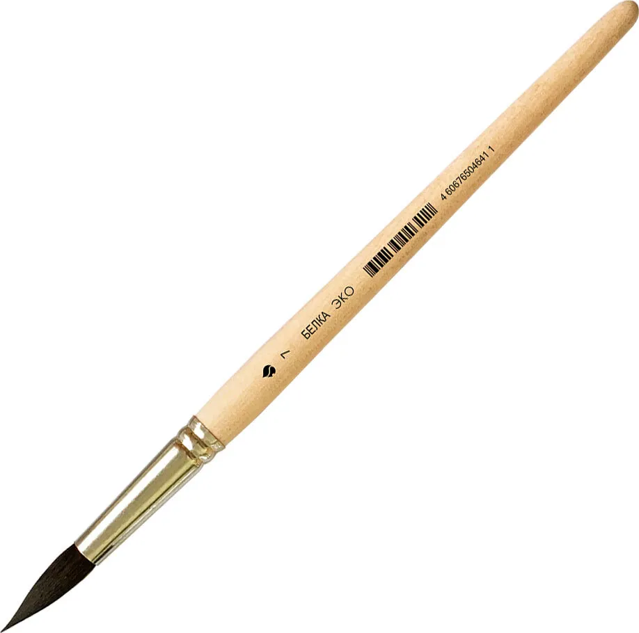 Pędzel do rysowania i malowania, syntetyczny (ekologiczny wiewiór) 7