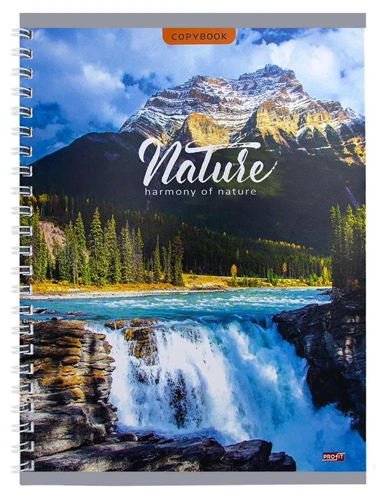 Grid Notebook A5. Amazing Nature (48 sheets)
