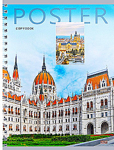A5 Graph Notebook. Luxurious Architecture (48 sheets)
