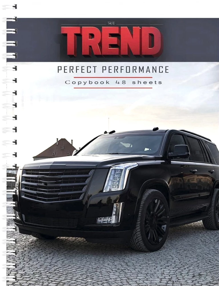Grid Notebook A5. Harsh Cars (48 pages)