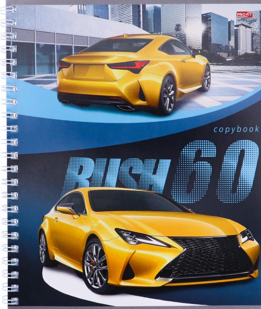 A5 Graph Paper Notebook. Urban Races (60 sheets)
