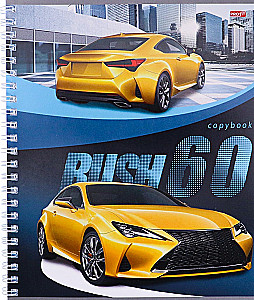 A5 Graph Paper Notebook. Urban Races (60 sheets)