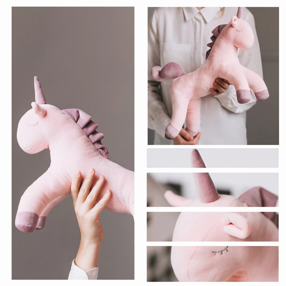 Sewing Set. DIY Soft Toy Plush Unicorn Uni, 29 cm