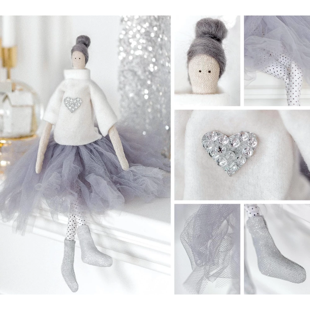 Sewing Set. DIY Interior Doll Mia, 43 cm