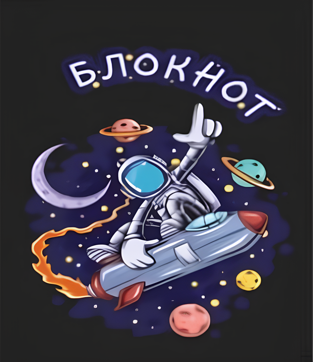 A7 Notebook Astronaut