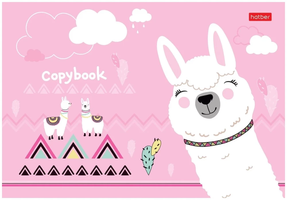Notebook with transverse lines A5. Alpaca (48 sheets)
