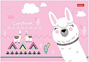 Notebook with transverse lines A5. Alpaca (48 sheets)
