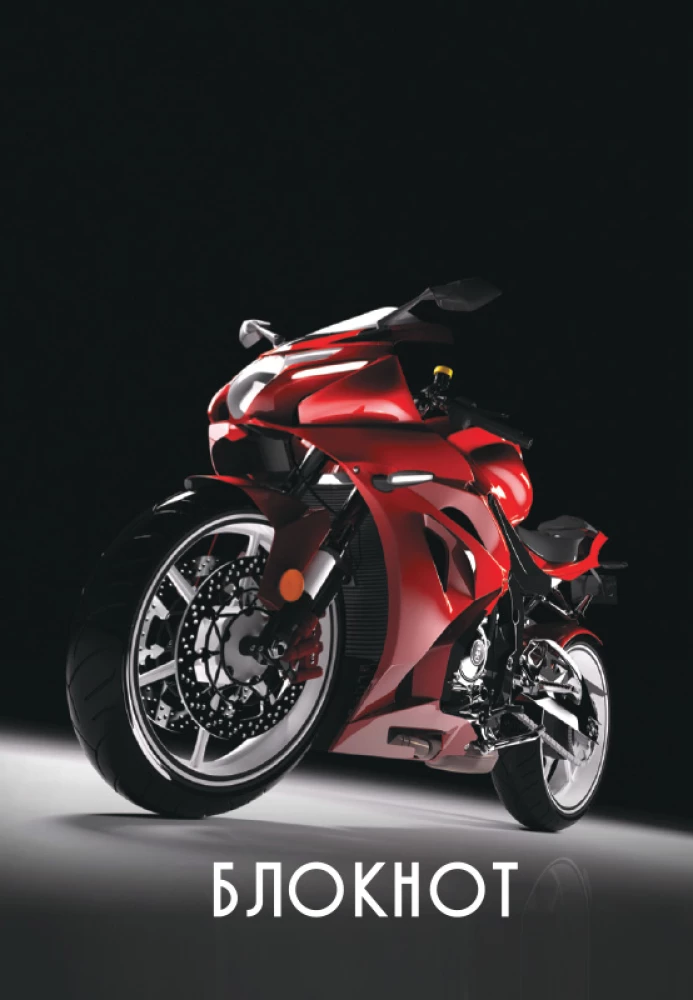 Notepad A7 Motorcycle