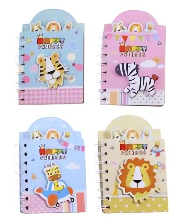 Notepad Happy friends. Animals