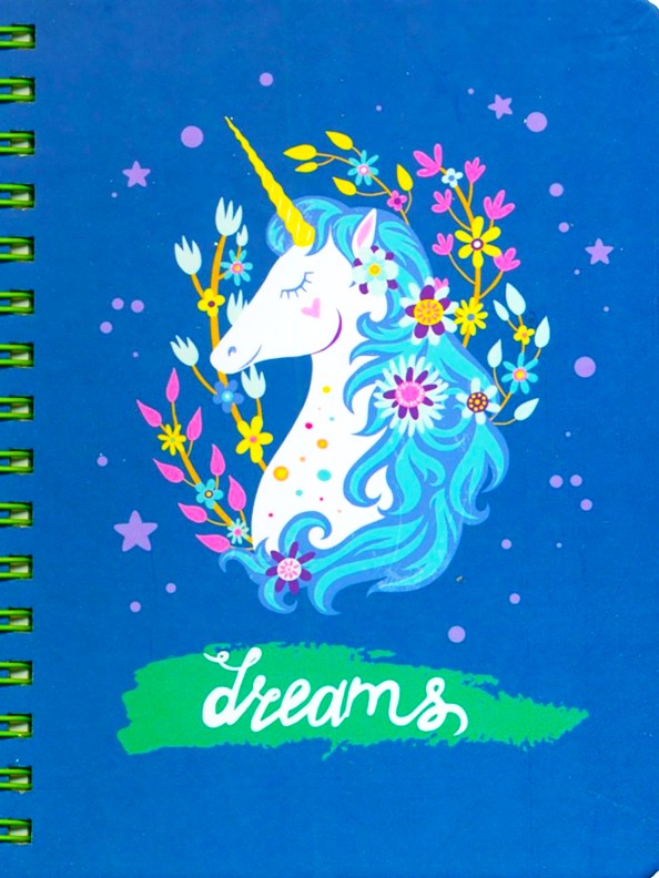 A5 Lined Notebook. Unicorn (60 sheets)