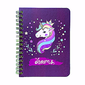 A5 Lined Notebook. Unicorn (60 sheets)