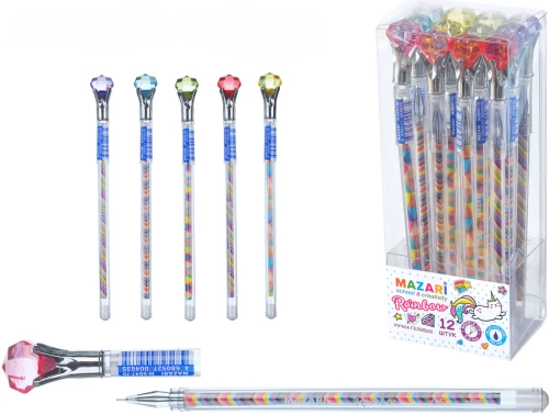 RAINBOW Gel Pen, Blue, 0.8mm