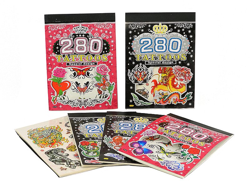 Sticker Tattoos in the Book 280 Tattoos
