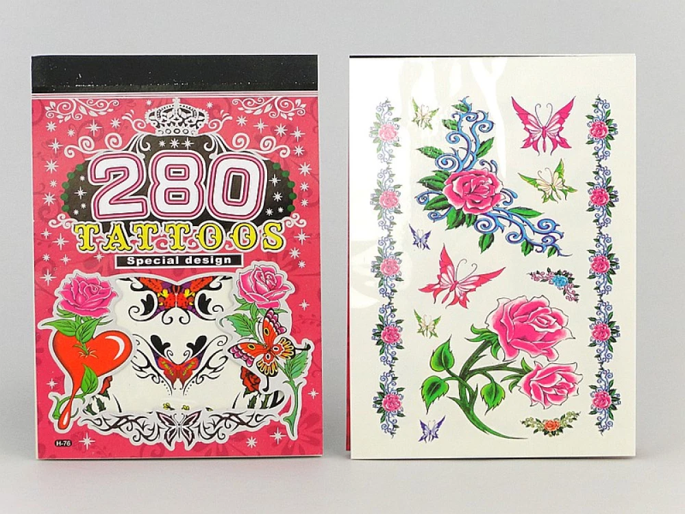 Sticker Tattoos in the Book 280 Tattoos
