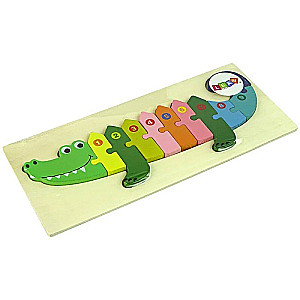 Wooden Puzzle Crocodile