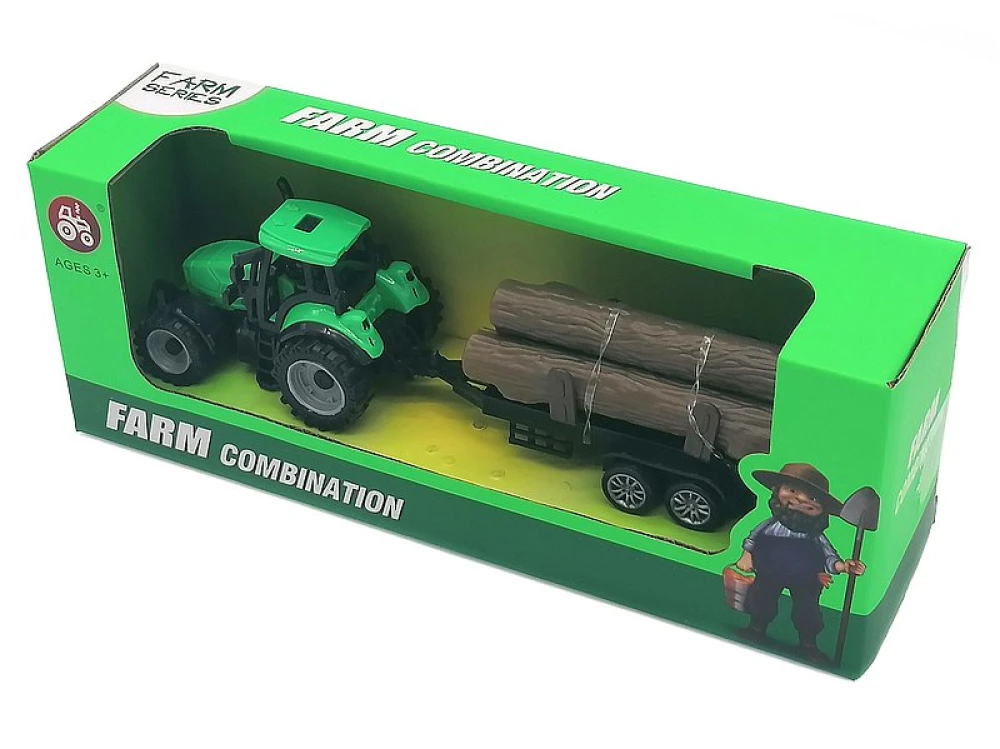 Zabawka Traktor z przyczepą