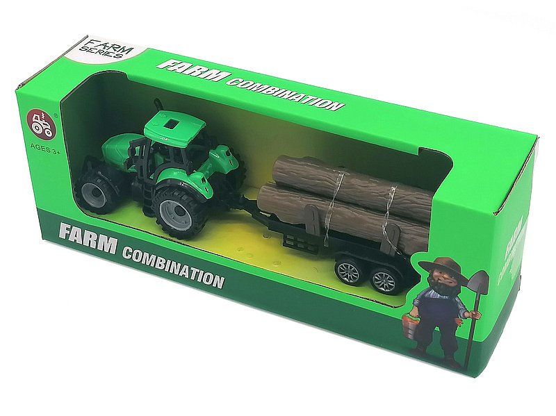 Toy Tractor with Trailer