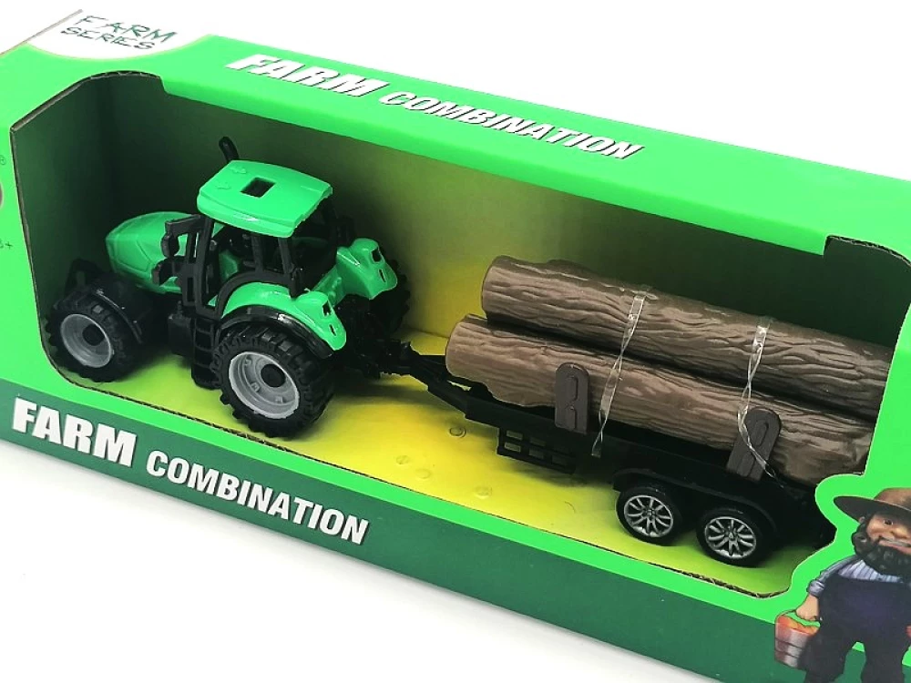 Zabawka Traktor z przyczepą