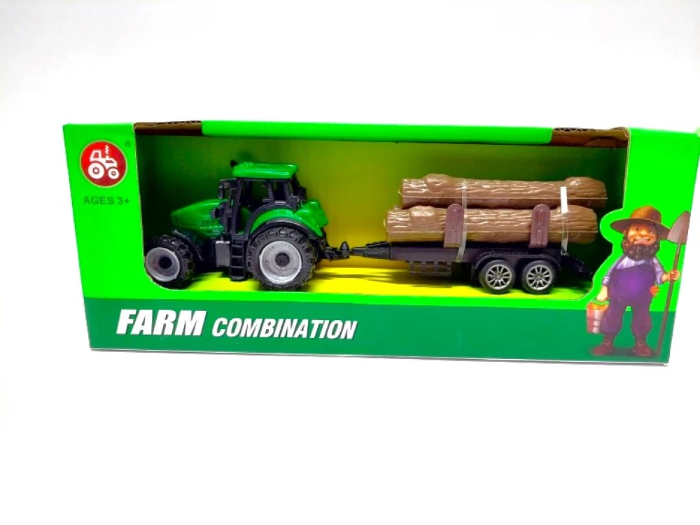 Zabawka Traktor z przyczepą