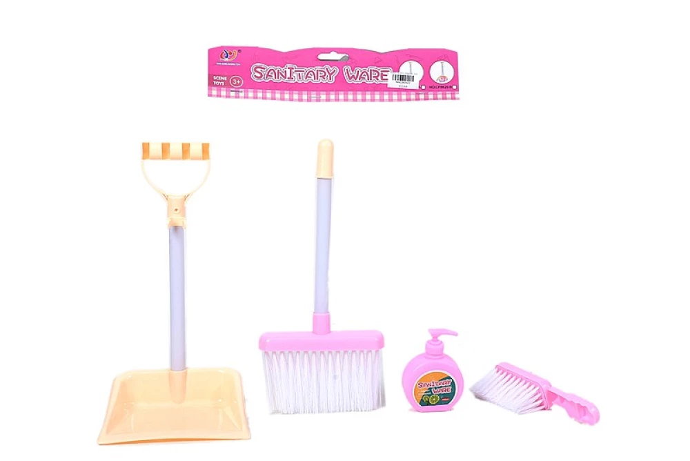 Sanitary Ware Cleaning Set, pink