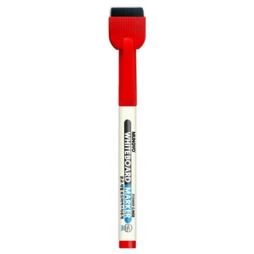 Mini marker for boards MUNGYO with cleaner (red)