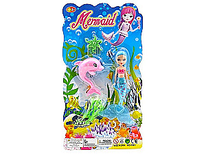 Lalka. Mała syrenka (mini) z akcesoriami
