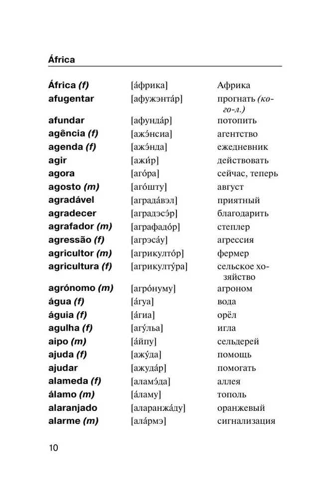 Popular Portuguese-Russian Russian-Portuguese Dictionary with Pronunciation