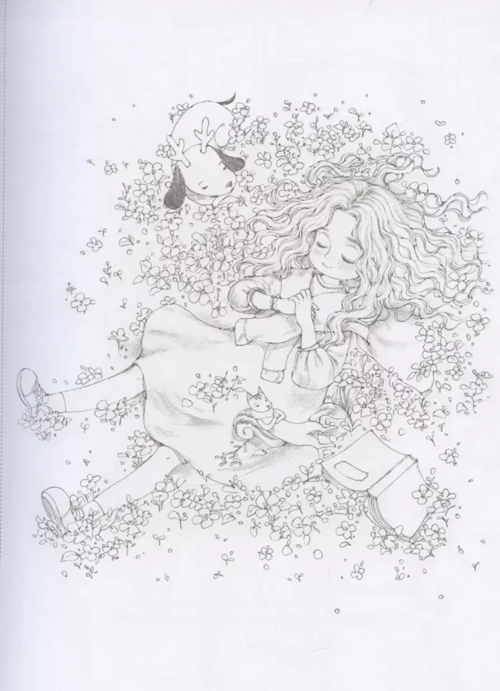 Moment of Silence. Coloring Book