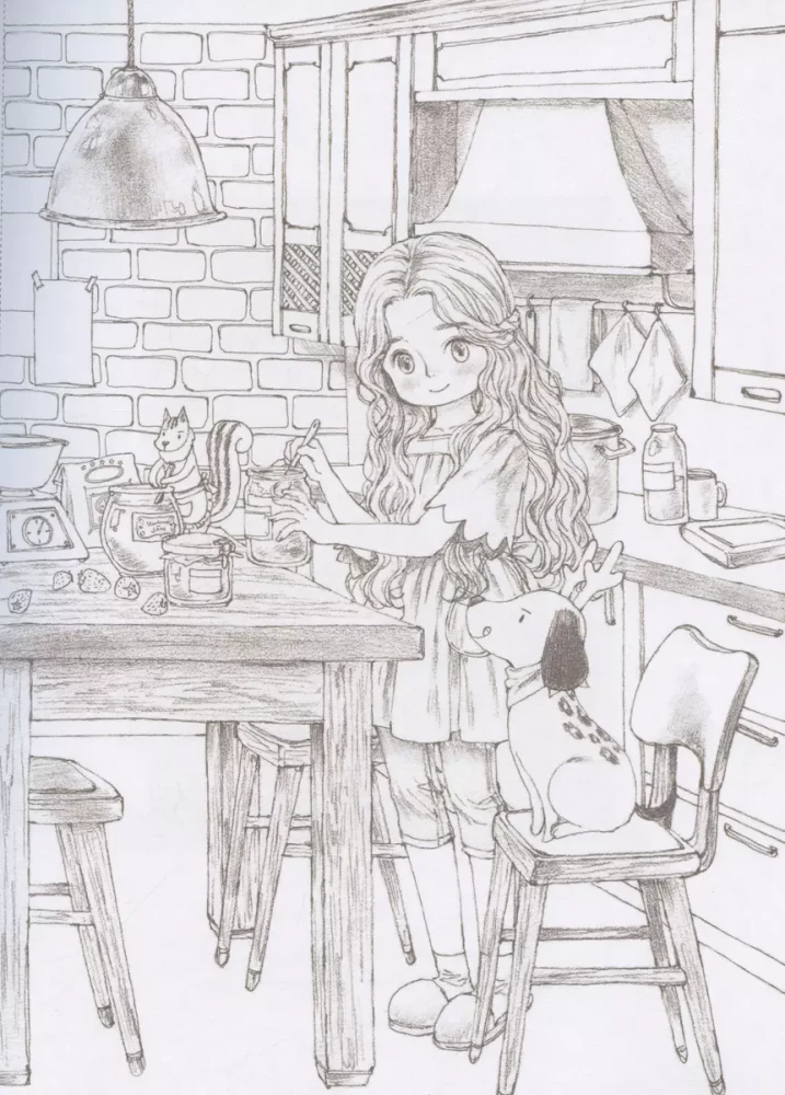 Moment of Silence. Coloring Book