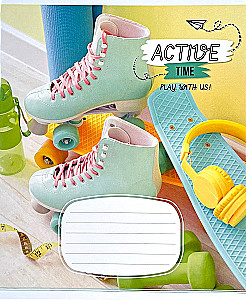 Active Time A5 Grid Notebook